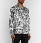 Noon Goons - Leopard-Print Satin Shirt - Animal print