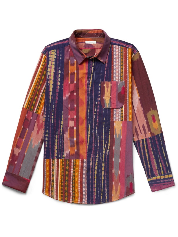 Photo: ENGINEERED GARMENTS - Patchwork Ikat Printed Cotton Shirt - Multi - M