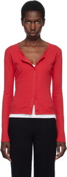 Gil Rodriguez Red Sophie Cardigan