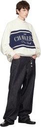 WILLY CHAVARRIA Off-White Chavarria Stripe Gilroy Sweatshirt