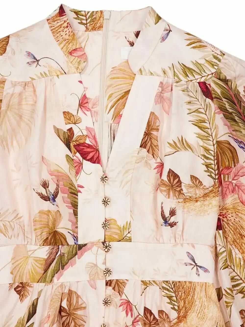 ZIMMERMANN Ascension Plunge Maxi Dress Zimmermann ZIMMERMANN Ascension Plunge Maxi Dress Zimmermann