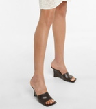 Bottega Veneta - Stretch leather wedge sandals