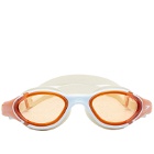 Folk Men's x Speedo Biofuse 2.0 Goggles in Ecru/Orange/Blue