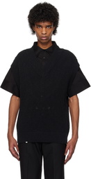 C2H4 Black Uniformity Knit Vest