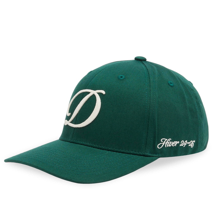 Photo: Dime Men's Cursive D Full Fit Cap in Forest Green 