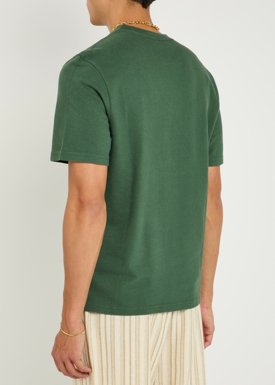 Wax London Dean Cotton T-shirt Dark Green
