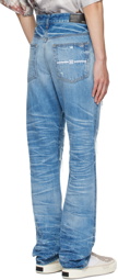 AMIRI Blue Distressed Jeans