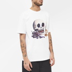 Endless Joy Men's Momento Mori Skull Print T-Shirt in White