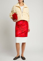 Wales Bonner Triumph Floral-print Layered Satin Skirt Multicoloured 1