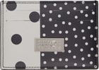 MM6 Maison Margiela Black & White Numeric Card Holder
