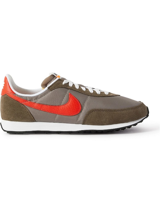 Photo: Nike - Waffle 2 SP Leather and Suede-Trimmed Nylon Sneakers - Brown