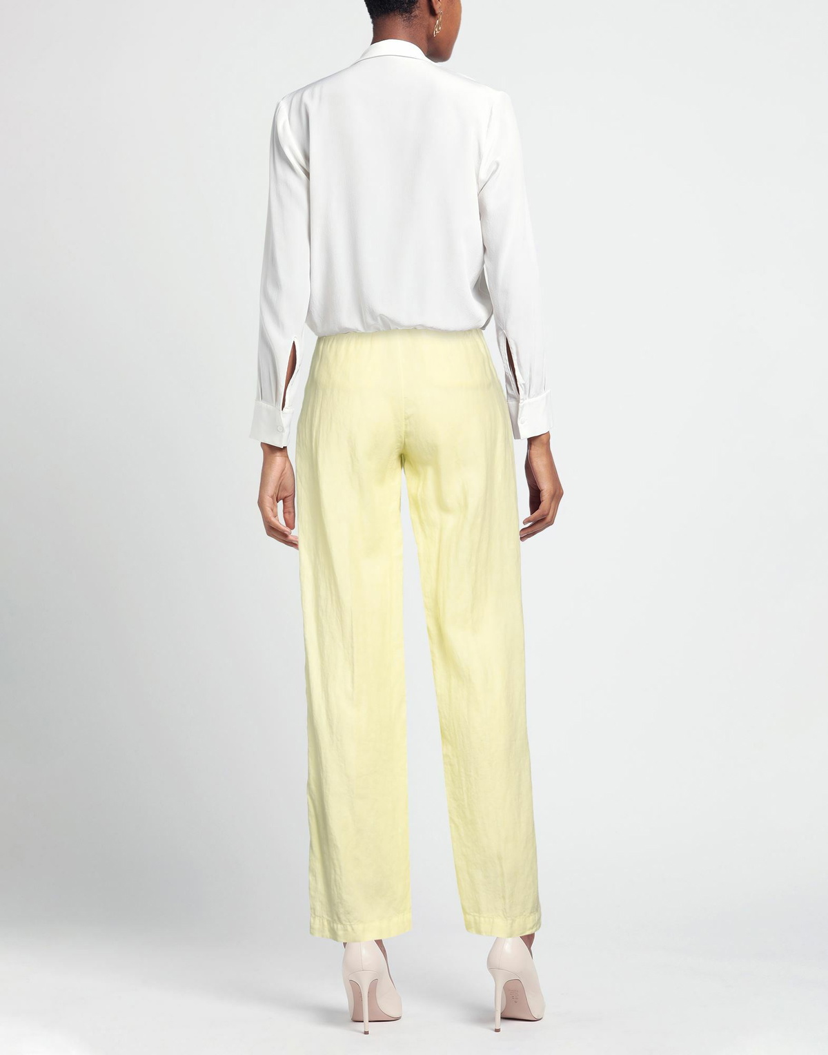 Peserico Womens Pants Pastel in Yellow