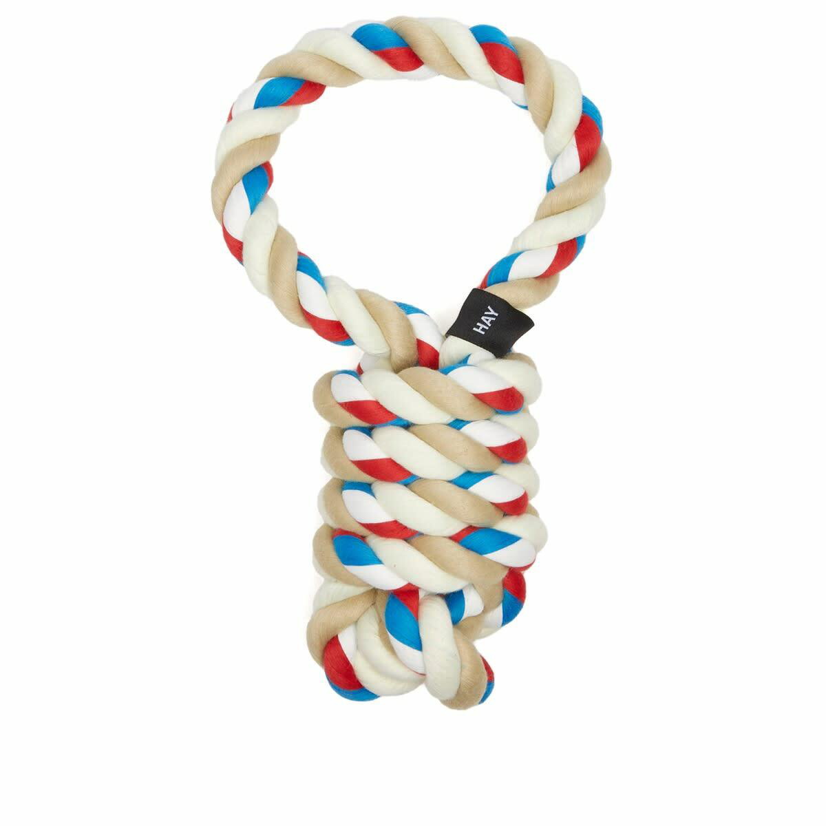 HAY Dogs Rope Toy in Red/Turquoise/Off-White HAY