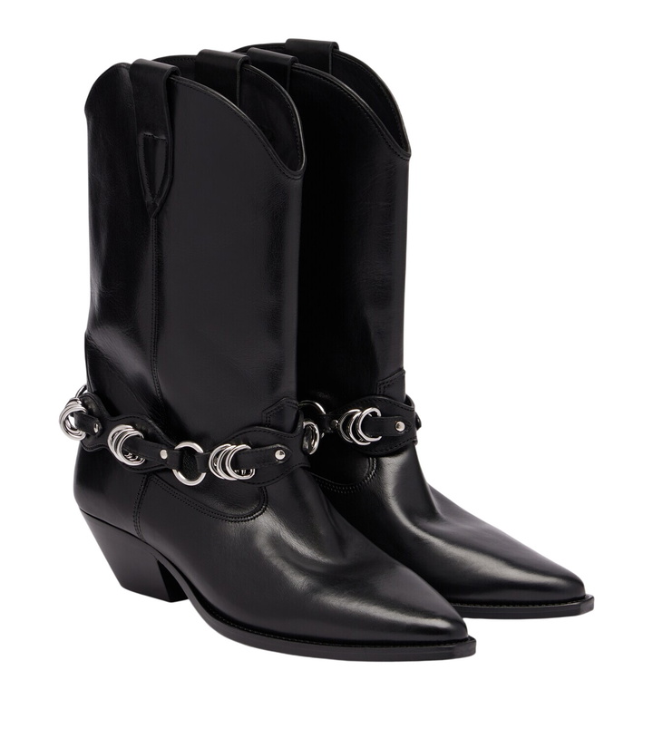 Photo: Isabel Marant Duerto embellished leather cowboy boots