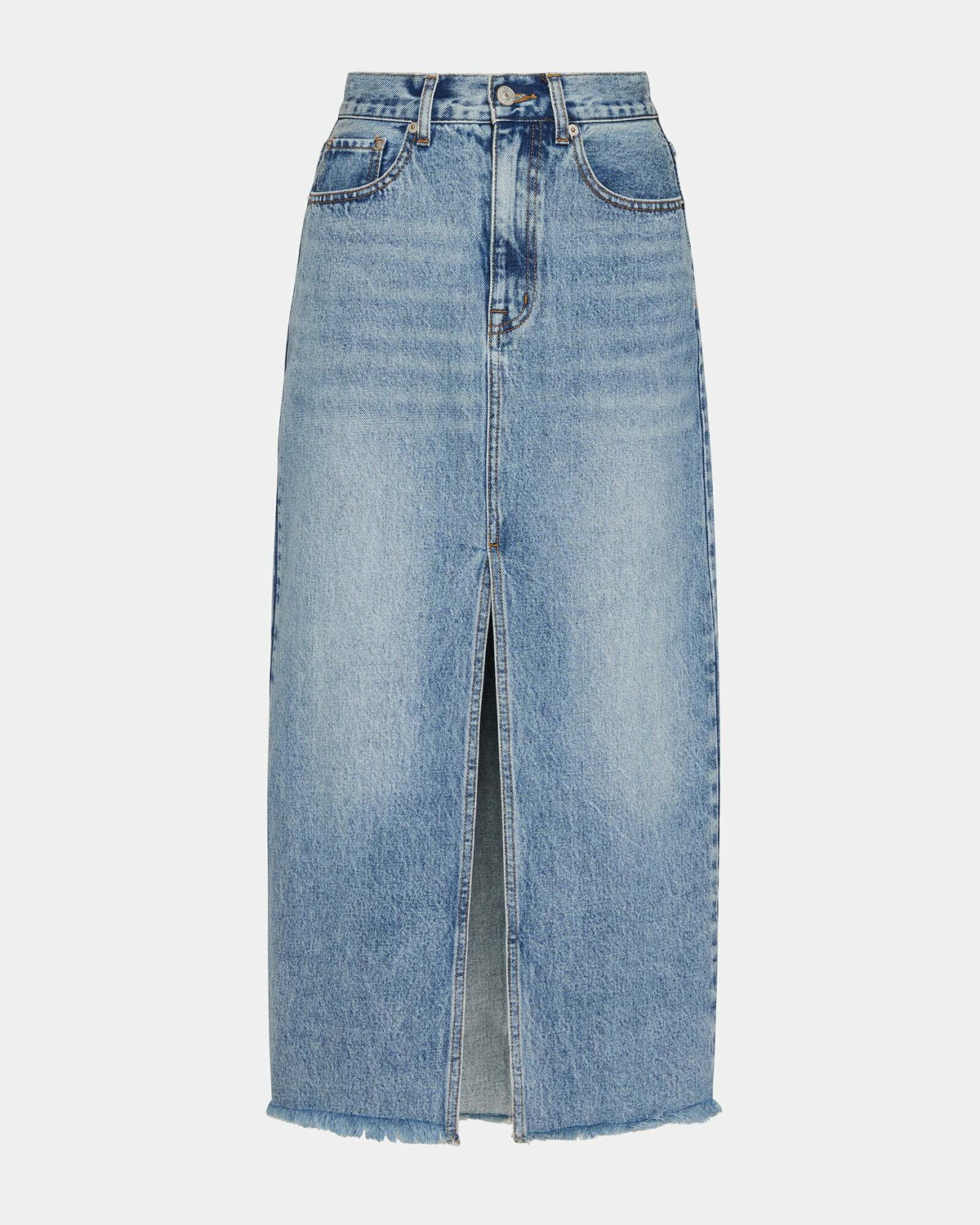 Steve Madden Avani Skirt in Blue Denim