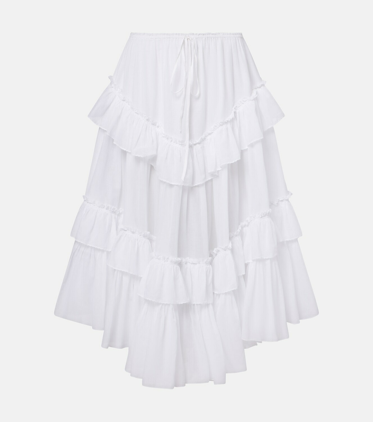 Chloé Cotton midi skirt