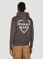 Human Made Text Print Hooded Sweatshirt