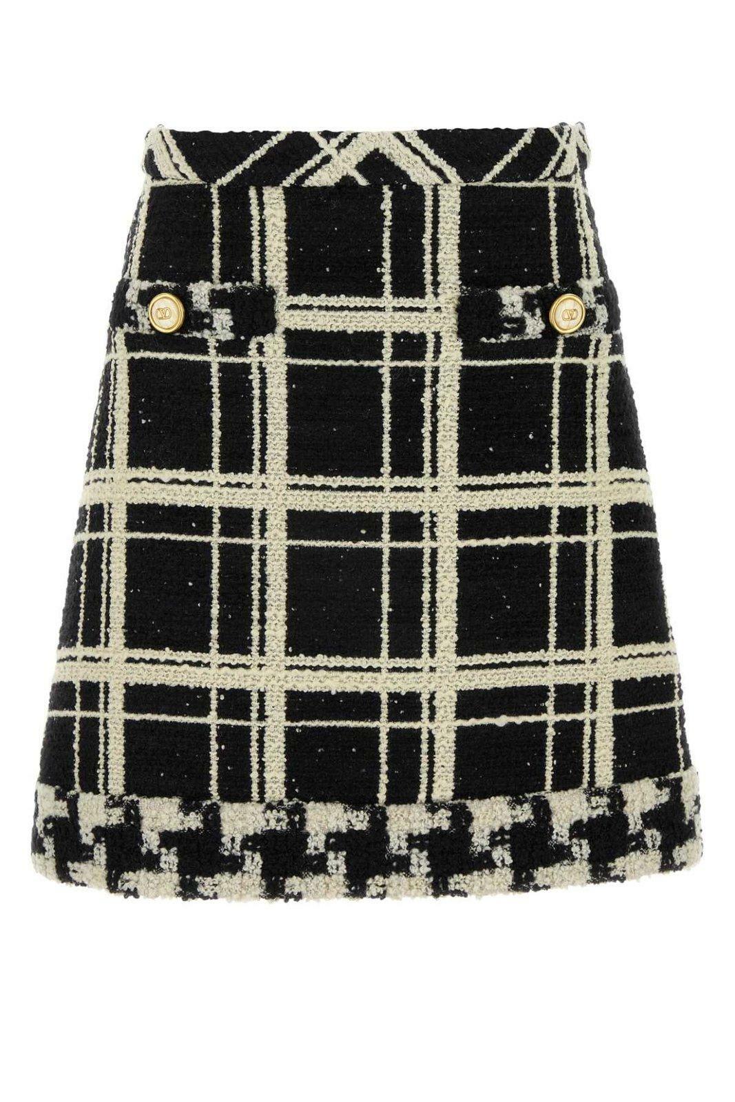 Valentino Garavani Printed Viscose Skirt Valentino Garavani
