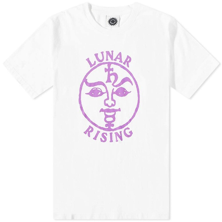 Photo: Good Morning Tapes Men's Lunar Rising T-Shirt in White