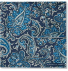 Turnbull & Asser - Paisley-Print Silk-Twill Pocket Square - Blue