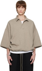 Fear of God ESSENTIALS Gray Spread Collar Polo