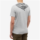 C.P. Company Men's Goggle Back Print T-Shirt in Grey Melange