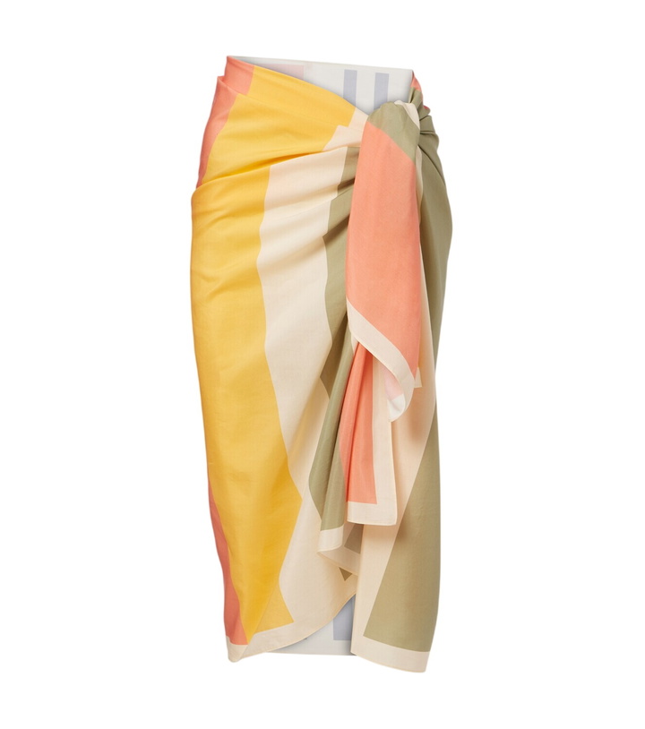 Photo: Eres Croquant striped cotton and silk beach cover-up