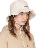 JACQUEMUS Off-White Les Classiques 'Le bob Artichaut' Bucket Hat