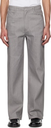 AMOMENTO Gray Indigo Jeans