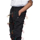 99% IS Black and Multicolor Gobchang Lounge Pants