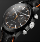 Baume & Mercier - Capeland Automatic Chronograph 42mm Stainless Steel and Leather Watch, Ref. No. M0A10452 - Black