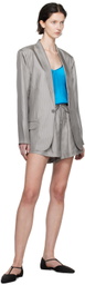 Silk Laundry Gray Miami Blazer