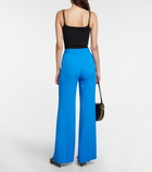 Stella McCartney - Tailored twill high-rise wide-leg pants