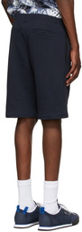 PS by Paul Smith Navy Organic Cotton Zebra Logo Shorts