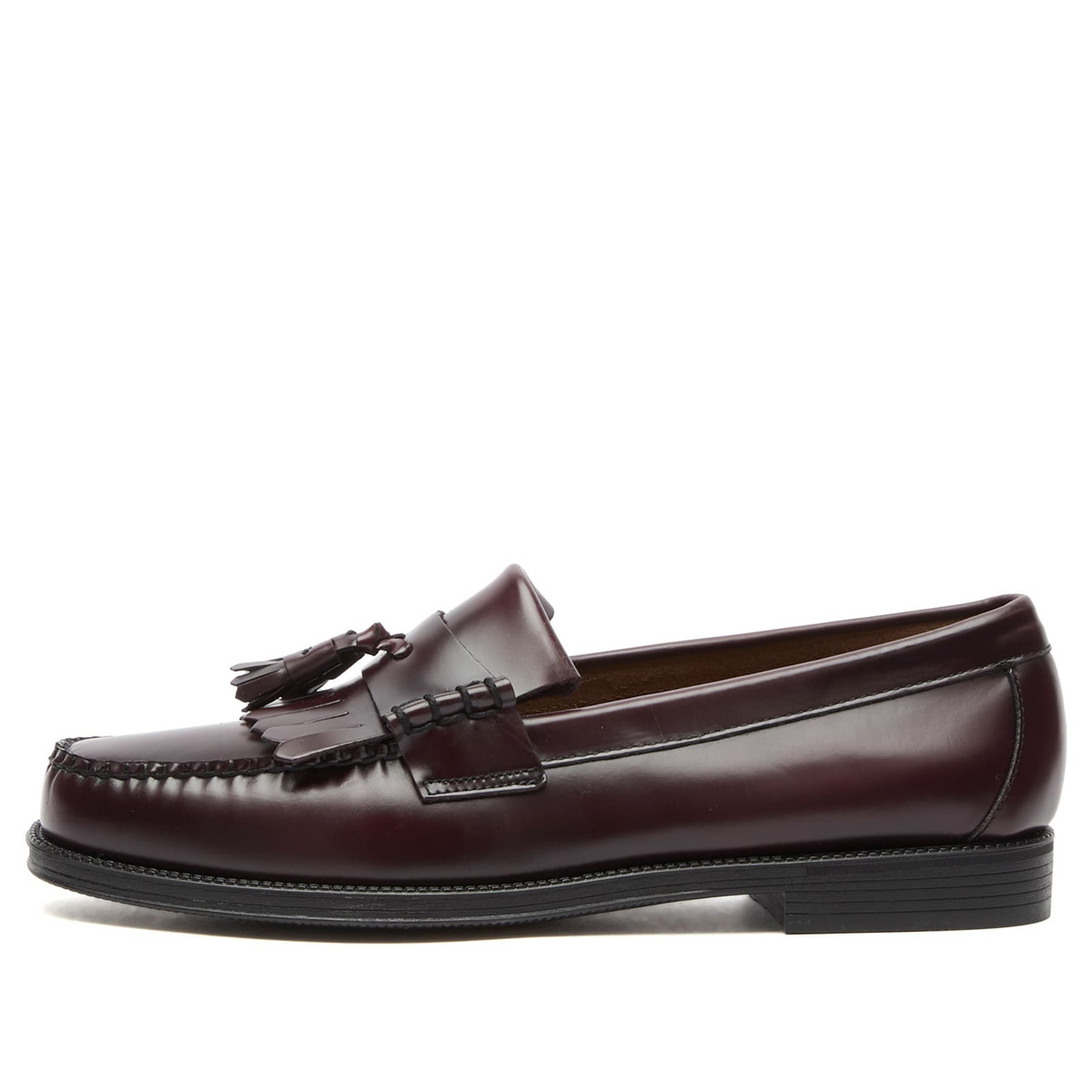 Bass Weejuns Men's Easy Weejuns Layton II Kiltie Loafers in Wine Leather