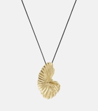 Ysso Birth of Venus 24kt gold-plated pendant necklace