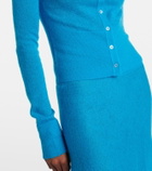 Alaïa Mohair and wool-blend cardigan