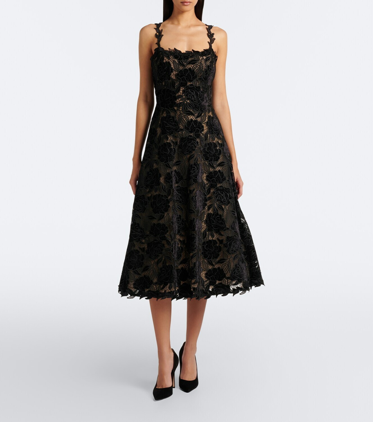 Carolina Herrera Guipure lace cocktail dress