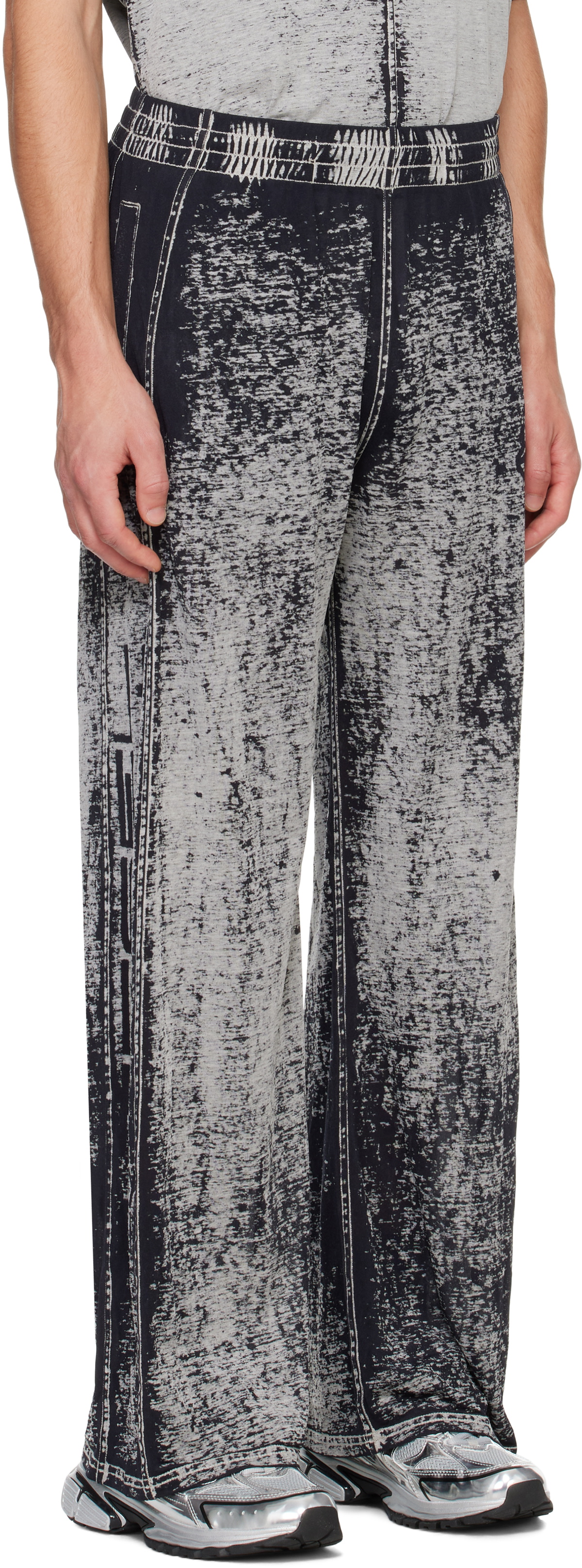 Diesel Gray P-Leo-Dev Sweatpants Diesel