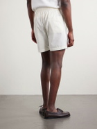 Kardo - Olbia Straight-Leg Cotton Drawstring Shorts - Neutrals