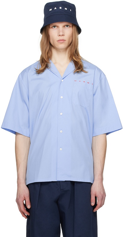 Photo: Marni Blue Printed Shirt