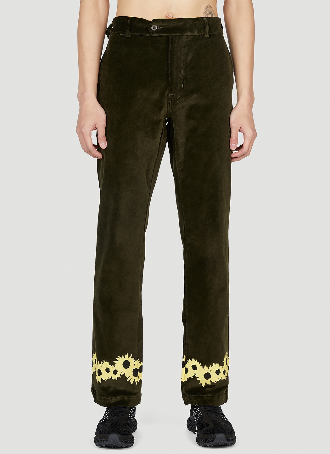 Saintwoods Flower Trim Pants