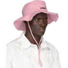 Jacquemus Pink Le Bob Artichaut Bucket Hat