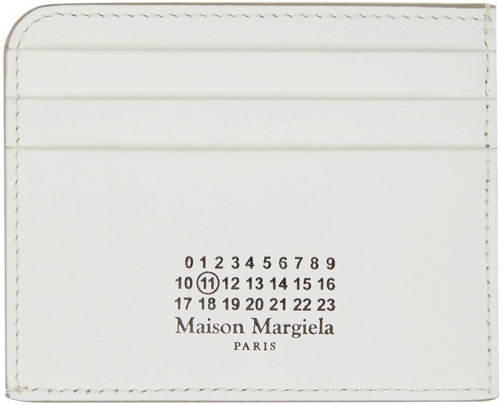 Photo: Maison Margiela White Leather Card Holder