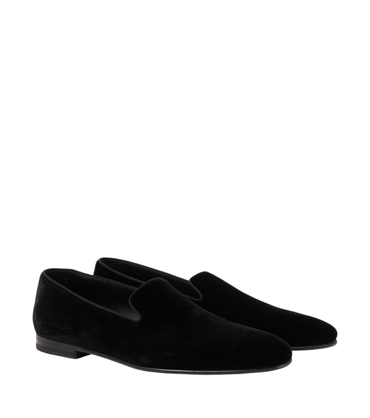 Photo: Manolo Blahnik Mario velvet loafers
