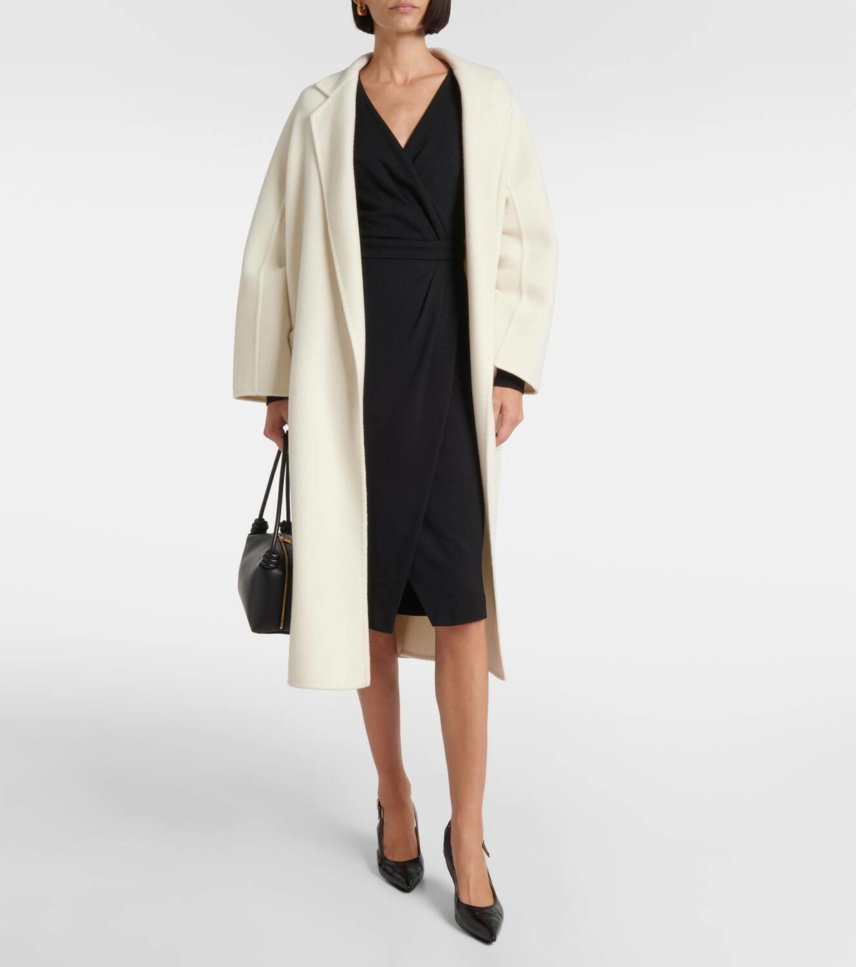 MAX MARA ワンピース Virtus gathered jersey midi dress976179 Max Mara Virtus gathered jersey midi dress Max Mara