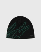 Lacoste KNITTED BEANIE Black Mens Beany
