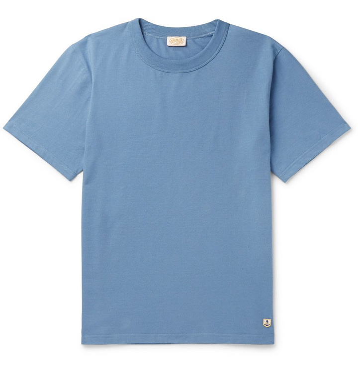 Photo: Armor Lux - Callac Slim-Fit Cotton-Jersey T-Shirt - Blue