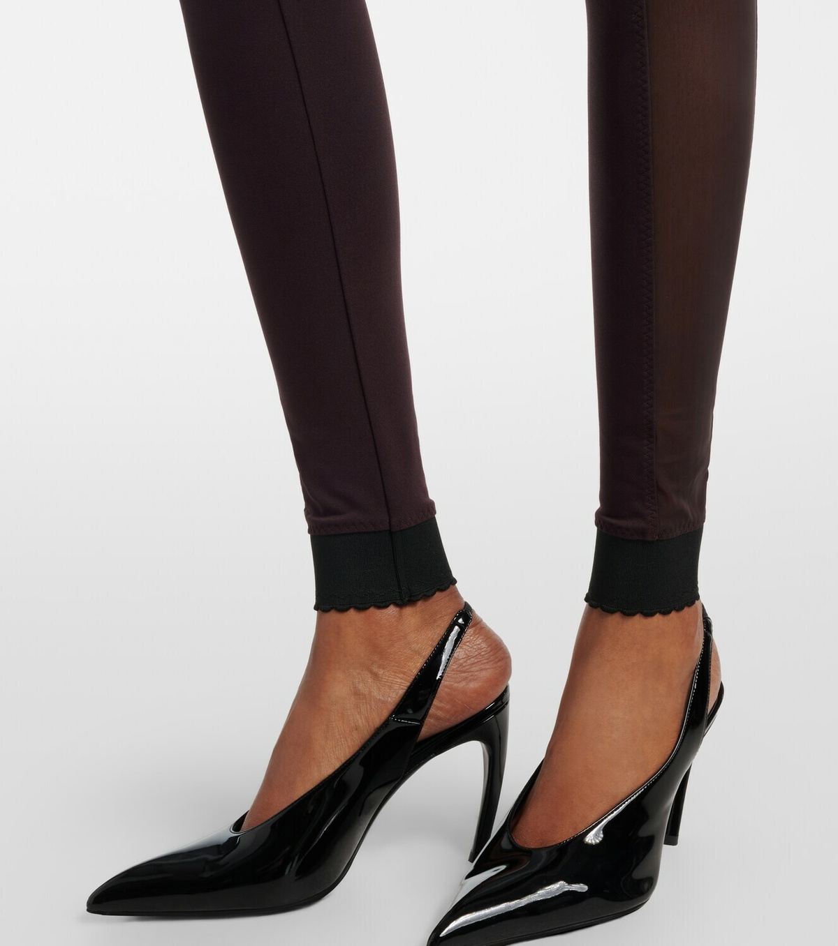 The Attico Paneled leggings