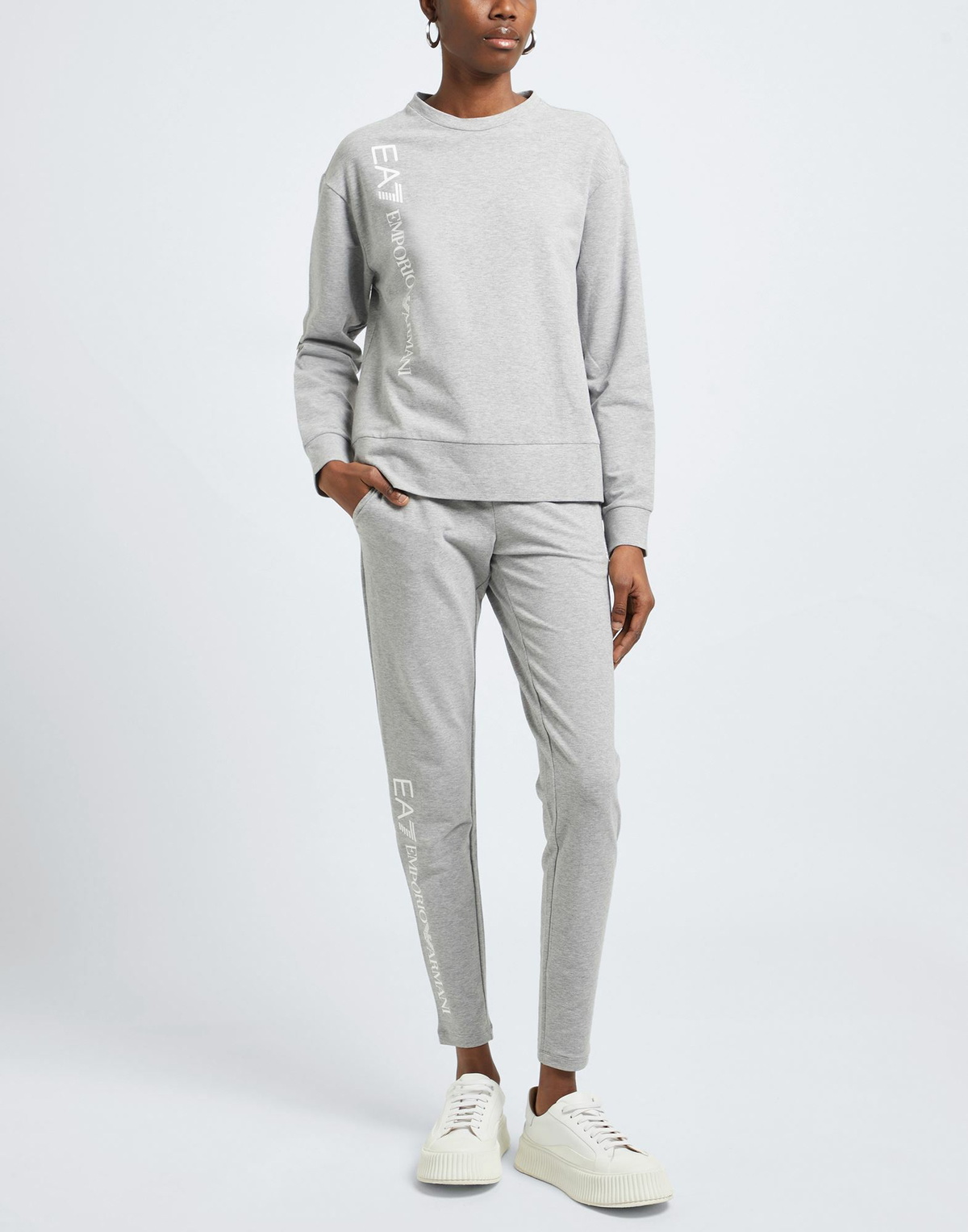 Ea7 Womens Tracksuit in Grey